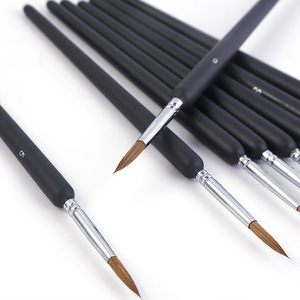 Pennello in legno con setole <span class=keywords><strong>di</strong></span> lupo per contorni, a prova <span class=keywords><strong>di</strong></span> sbavature, dedicato a gesso e acrilico, liner artistico <span class=keywords><strong>di</strong></span> qualità, ultra-sottile per sfumature e <span class=keywords><strong>disegno</strong></span> a olio - Product Image 3