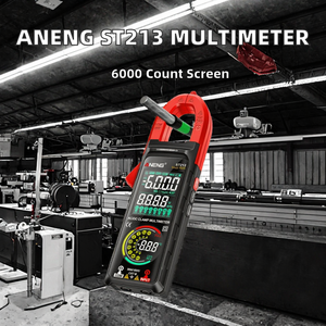 Multimeter Clamp Meter ST213 VA Layar Warna Terbalik CAT III 6000 Count True RMS Tester Tegangan Arus DC/AC 0.5 - Product Image 2