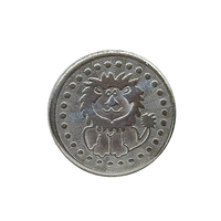 Pièces de monnaie en acier inoxydable de 24 mm et 25 mm pour centre de jeux d'échange de pièces, jeu de poussoir de pièces et machine à griffes de distribution