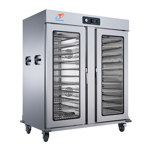 รถเข็นอุ่นอาหารเคลื่อนที่แบบชั้นวางทอง-เงิน ใช้ไฟฟ้า ทำจากสแตนเลส เหมาะสำหรับครัวเชิงพาณิชย์ ร้านอาหาร และบุฟเฟ่ต์ - Product Image 5