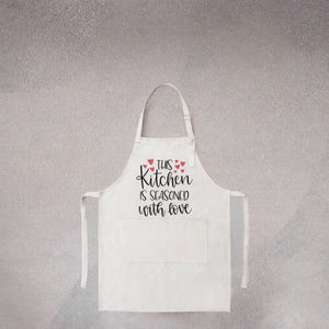 Sleeveless Reusable Eco-Friendly DIY Printed Heat Transfer Blanks Sublimation <b>Apron</b> Polyester Cotton Linen Kitchenware for <b>Men</b> - Product Image 2