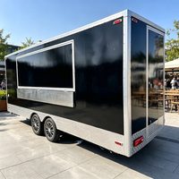 Camion de restauration rapide multifonctionnel certifié CE en tôle galvanisée pour la vente de frites et de glaces