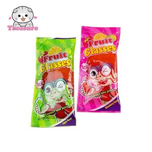 หลอดพลาสติกใส่แว่นตาแปลกใหม่ของเล่นพร้อมแยมเปรี้ยวลูกอมผลไม้เหลวดูดกลิ่นสตรอเบอร์รี่รสชาติเจลลี่เลือด - Product Image 3