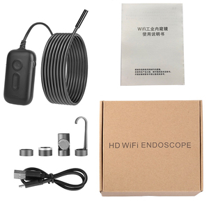 กล้องเอนโดสโคปอุตสาหกรรม WIFI ขนาด 5.5 มม. ความละเอียดสูง 2MP กล้องเอนโดสโคปแบบยืดหยุ่นแบบพกพาสำหรับตรวจสอบพร้อมสายเคเบิลยาว 1 เมตร - Product Image 6