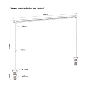 Certifié CE 12V 24V Installation verticale LED Bar Light R90 Lumières d'armoire modernes pour affichage en verre Température de couleur 3000K - Product Image 4