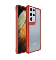 Casing Samsung S21 Ultra, Casing Ponsel Transparan Bening, Kunci Warna Individual, Anti Guncangan, Anti Kuning, untuk Samsung S21 Ultra