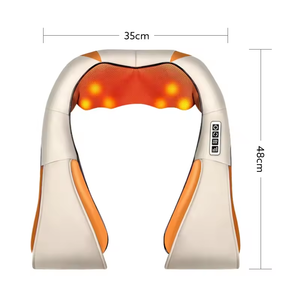 Masajeador de cuello y hombros Shiatsu inalámbrico de venta superior, masajeador corporal amasador con cinturón de masaje para cintura y espalda - Product Image 6