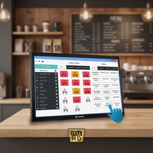 Écran tactile mural Full HD Highness Microelectronics pour point de vente, moniteur commercial avec cœur PLC pour commande de restaurant au sol - Product Image 2