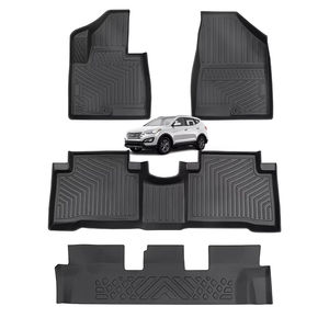 Venta al por mayor de fábrica Car Auto Carpet 3D TPE Car Floor Mat para <span class=keywords><strong>Hyundai</strong></span> <span class=keywords><strong>Santa</strong></span> <span class=keywords><strong>Fe</strong></span> 2013-<span class=keywords><strong>2018</strong></span> Deep Dish Matting - Product Image 1