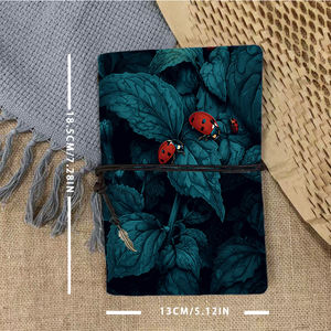 Pagine 160 quaderno Vintage con chiusura a corda ottime per gli elenchi <span class=keywords><strong>di</strong></span> inventario dei gestori <span class=keywords><strong>di</strong></span> ristoranti e gli orari del personale con <span class=keywords><strong>coccinelle</strong></span> e - Product Image 4