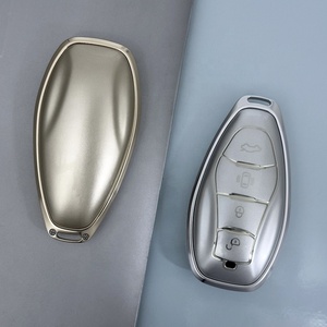 Funda Protectora para Llaves de Coche de Aleación de Aluminio y TPU para HONGQI H5 H6 <span class=keywords><strong>H9</strong></span> HS3 HS5 HQ9, Protector de Llaves de Coche, Accesorios para Llaves de Coche - Product Image 5