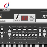 Chengji Hot Sale Electronic 61 Key Keyboard Musical Instruments with Microphone