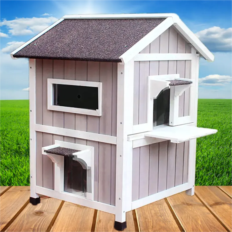 Caseta de perro personalizada para exteriores, casa de Mascota, caseta de gato callejero, jaula de Casa de perro grande para interior y exterior, gran oferta de fábrica