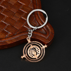 Collier en alliage vintage ZRM pour Time Turner Time Converter Hourglass Horcrux, motif dessin animé, impression numérique, cadeau, direct fabricant - Product Image 4