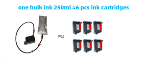 INCODE 45si 2580 2590生态溶剂手持式喷墨打印机，带红色替换惠普45散装墨盒在线可再填充 - Product Image 4