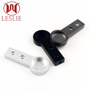 Soporte de pared de aleación de aluminio no desmontable para barra de armario Leslie YT 2515 - Product Image 2