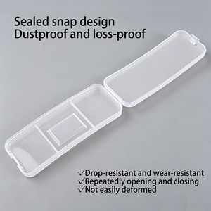 Étui à <span class=keywords><strong>lunettes</strong></span> transparent, boîte en plastique tendance, étui à <span class=keywords><strong>lunettes</strong></span> souple en PVC léger et portable, vente en gros - Product Image 2