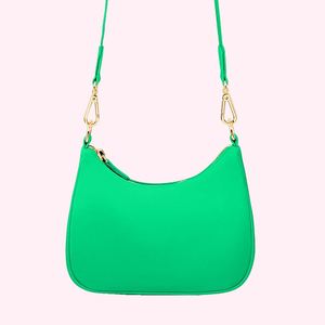 Sac bandoulière hobo ajustable en nylon multicolore personnalisé pour femme, imperméable, écologique, durable et tendance - Product Image 6