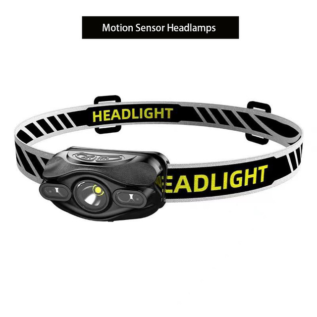 Portable Mini Led Headlamp Usb Rechargeable Body Motion Sensor Headlight Outdoor Camping Fishing Light Powerful Torch Head Lamps