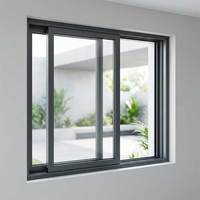 Ventanas Corredizas de Aluminio Modernas en Oferta, Eficiencia Energética, Vidrio Bajo Emisivo, Resistentes a Huracanes, para Uso en Hoteles