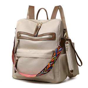 European American Retro Texture Oblique Bag Cross-Border Hot-Selling Women's Large Capacity <b>Backpack</b> Korean Fashion Style - Product Image 1