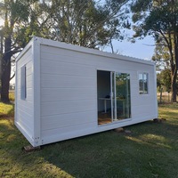 Maison conteneur détachable 20ft 40ft préfabriquée en acier léger modulaire portable moderne, solutions complètes pour maison et bureau à faible coût