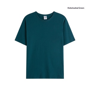 T-shirt in cotone traspirante <span class=keywords><strong>a</strong></span> maniche corte girocollo da uomo e donna, tinta unita 180g, con stampa logo in rilievo, in Sirospun, all'ingrosso, nuovo modello - Product Image 5