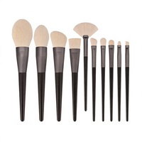 Baume à lèvres professionnel en bois de haute qualité, synthétique, végétalien, avec logo personnalisé, marque privée, noir, 12 pièces, vente en gros du fabricant