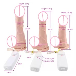 Dildo Vibrante Realistico con Telecomando per <span class=keywords><strong>Masturbazione</strong></span> Femminile al Prezzo Più Basso - Product Image 3