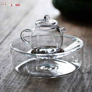 <span class=keywords><strong>Tetera</strong></span> de vidrio de borosilicato, diseño separado, regalo exquisito, resistente al calor - Product Image 2