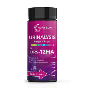 Kit de test <span class=keywords><strong>urinaire</strong></span> manuel homologué CE URS-12 MA avec 12 paramètres, bandelettes de test <span class=keywords><strong>urinaire</strong></span> en plastique pour le glucose, les corps cétoniques, le lactate de méthanol et l'albumine - Product Image 5