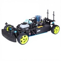 Voiture télécommandée sans fil HSP 1:10 94122, véhicule jouet à moteur thermique haute vitesse, modèle GTR War God, van de drift, en métal, avec moteur à essence