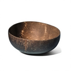 ชามเปลือกมะพร้าวสีน้ำตาลธรรมชาติสำหรับงานฝีมือและการเกษตร - Product Image 5