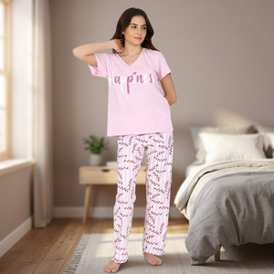 Women's Cotton <b>Pyjama</b> set - Product Image 3