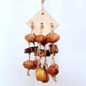 Hot Bán Bán Buôn Chim Nhai Đồ Chơi Treo Con Vẹt Đồ Chơi Gỗ Tự Nhiên Ngô Ngô Chim Chew Đồ Chơi - Product Image 3
