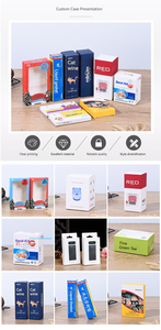 Tùy Chỉnh Kích Thước Trắng Kraft Hộp Giấy Phân Hủy Hộ Gia Đình Hàng Hóa Cốc Bộ Đồ Ăn Bao Bì UV In Hộp Giấy - Product Image 6