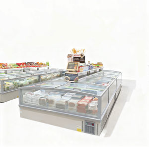 Réfrigérateur vitrine <span class=keywords><strong>combiné</strong></span> commercial pour la viande, le poisson, la crème glacée, <span class=keywords><strong>congélateur</strong></span> à coffre profond - Product Image 1