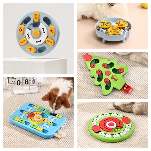 Gamelle anti-étouffement rotative au design frais avec motif floral pour animaux d'intérieur - Product Image 3