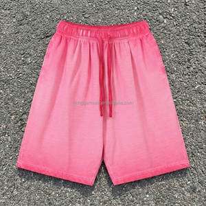 Shorts de sport pour hommes en coton 100% avec cordon de serrage à la taille, shorts de sport personnalisés pour hommes - Product Image 1