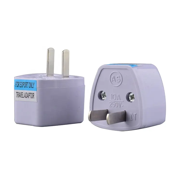 Amerika Standaard Plug Adapter 2pin Elektrische Us Wereld Plug Converter Wit Usa Universal International Travel Power Adapter