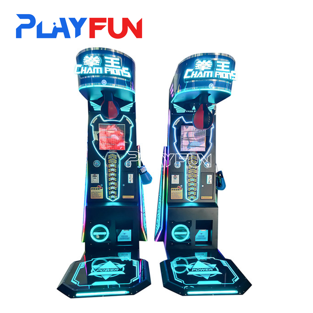 Playfun games Boxing Coin Operated Ticket Lottery Redemption Boxing Punch Game Machine