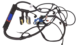 D13 Engine Injector Wire <b>Harness</b> Assembly 17441795 15187835 Engine Wiring <b>Harness</b> for Excavator EC380 EC480 - Product Image 5