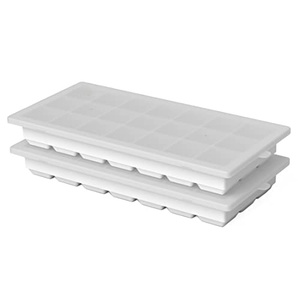 Bac à glaçons carré en PP de qualité alimentaire à 8 cavités, scellable avec film plastique, moule à glace pour bar, whisky, cocktail - Product Image 2