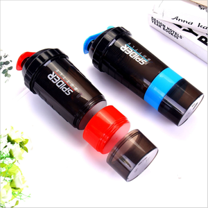 Grosir botol pengocok Fitness Gym Plastik Protein bubuk Promosi ramah lingkungan kustom dengan Logo khusus - Product Image 6