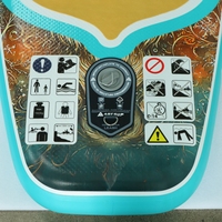 Planche de paddle gonflable ODM rigide, stable, antidérapante et confortable, motif loup, polyvalente pour le fitness