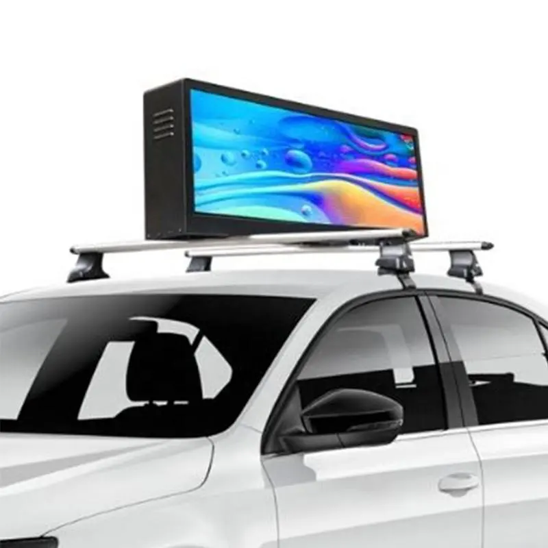 3G/4G Wifi control P2 P2.5 P4 P5 Taxi Top LED Display Screen for Car Advertising Outdoor Digital Poster OEM Supplier