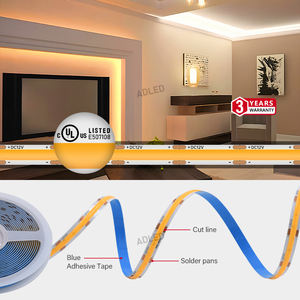 Ruban LED COB fin, rouleau de 5 m, 480 puces, DC24V, largeur de 8 mm, pour enseignes rétroéclairées, éclairage d'ambiance décoratif sous le comptoir - Product Image 5