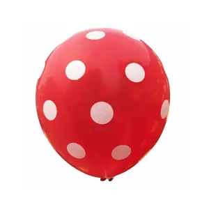 100Pcs Dot Bóng Bay 12 Inch Latex Polka Dot Bóng Nhiều Màu Cho Đám Cưới Sinh Nhật Đảng Lễ Hội Giáng Sinh Trang Trí