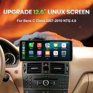 Écran tactile QLED 12,6 pouces 2400 x 900, mise à niveau pour Mercedes Benz Classe C 2007-2010 NTG 4.0, CarPlay sans fil - Product Image 2