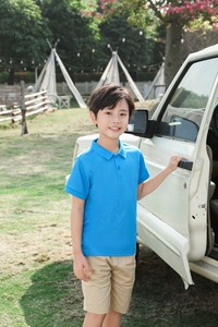 Impresión de logotipo personalizado verano uniforme Polo camisetas niños niñas sublimación <span class=keywords><strong>copia</strong></span> algodón peinado 100% algodón manga corta Fitness - Product Image 6